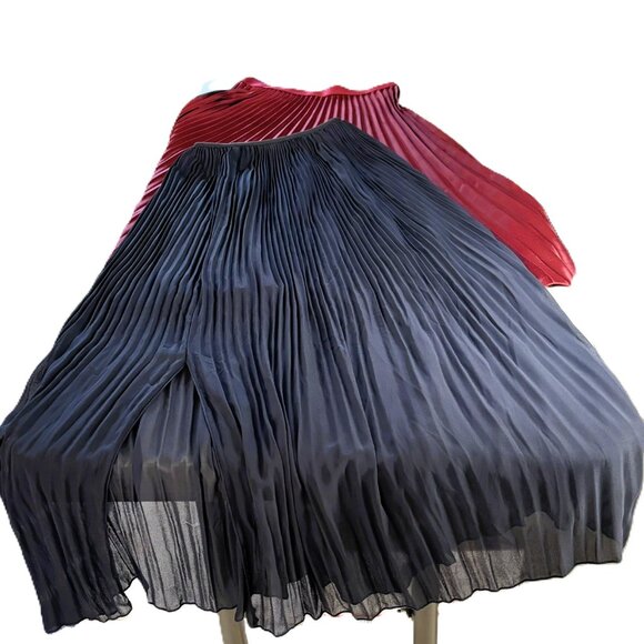 2 H&M pleated maxi skirts Sz S - Picture 11 of 12